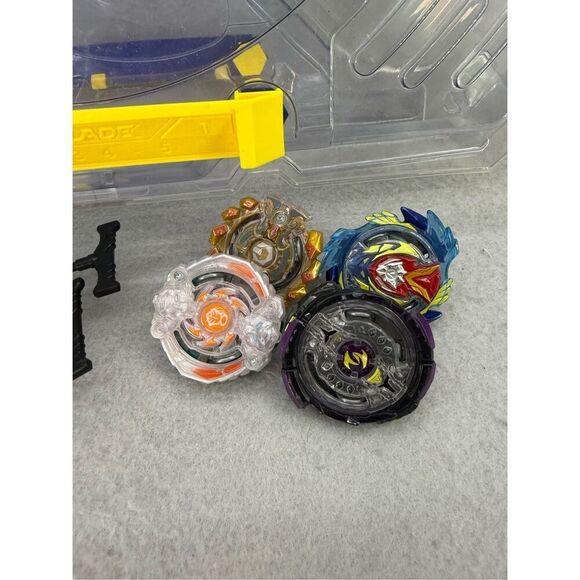 Hasbro Beyblade Burst Evolution Switchstrike Battle Tower Bey Stadium Bundle Lot - Picture 2 of 7